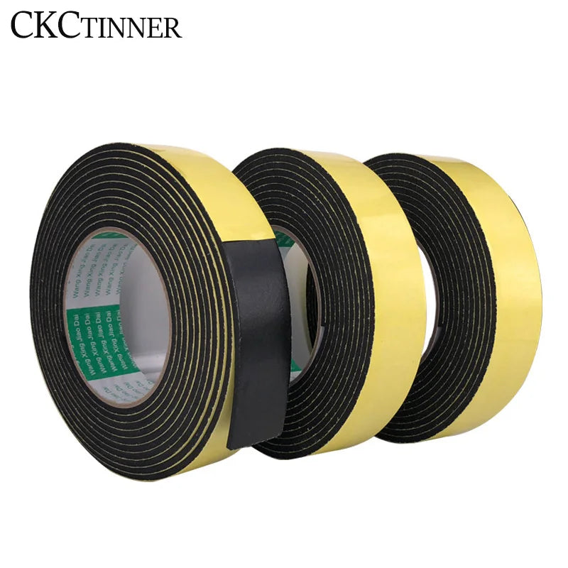 EVA Foam Sponge Tape 1–3mm | Waterproof Adhesive, Multi-Width Foam Adhesive Tape Axl Thick 1MM length 10M 5mm