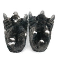 Lorilury Bear Paw Slippers – Fluffy Novelty Indoor Shoes Unisex Novelty Indoor Slippers Axl Black Free size (36-43)