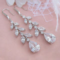 Huitan AAA Cubic Zirconia Drop Earrings | Women's Fashion Jewelry Drop Earrings Axl E1483