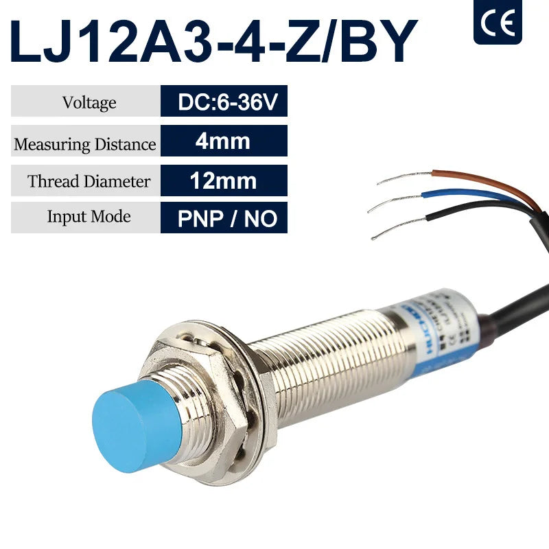 LJ12A3 12mm Inductive Proximity Sensor NPN PNP DC 6-36V Switch Proximity Sensor Switch Axl LJ12A3-4-ZBY