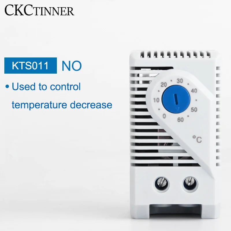 Cabinet Mini Thermostat KTO011 KTS011 | DIN Rail Temp Controller Mechanical Thermostat Axl
