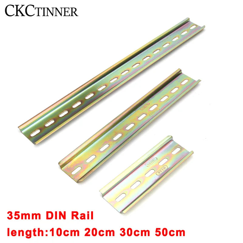 C45 DIN Rail 35mm x 7.5mm – Aluminum & Steel Guide Rail DIN Rail Axl