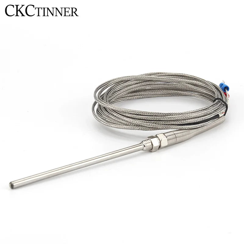 PT100 Thermocouple M8 Temperature Sensor Probe -200–600°C Temperature Sensor Axl