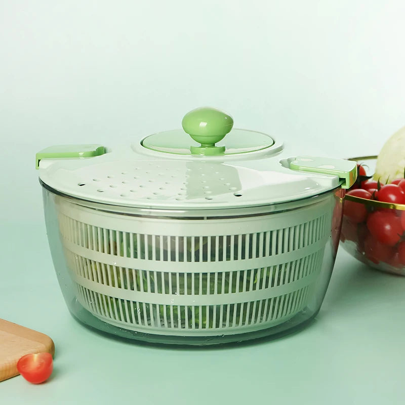 KEMORELA Salad Spinner – Vegetable Washer & Drainer Basket Salad Spinner Axl
