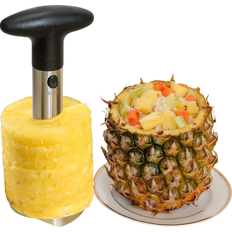 Stainless Steel Pineapple Corer Slicer & Peeler Tool Pineapple Corer Slicer Axl