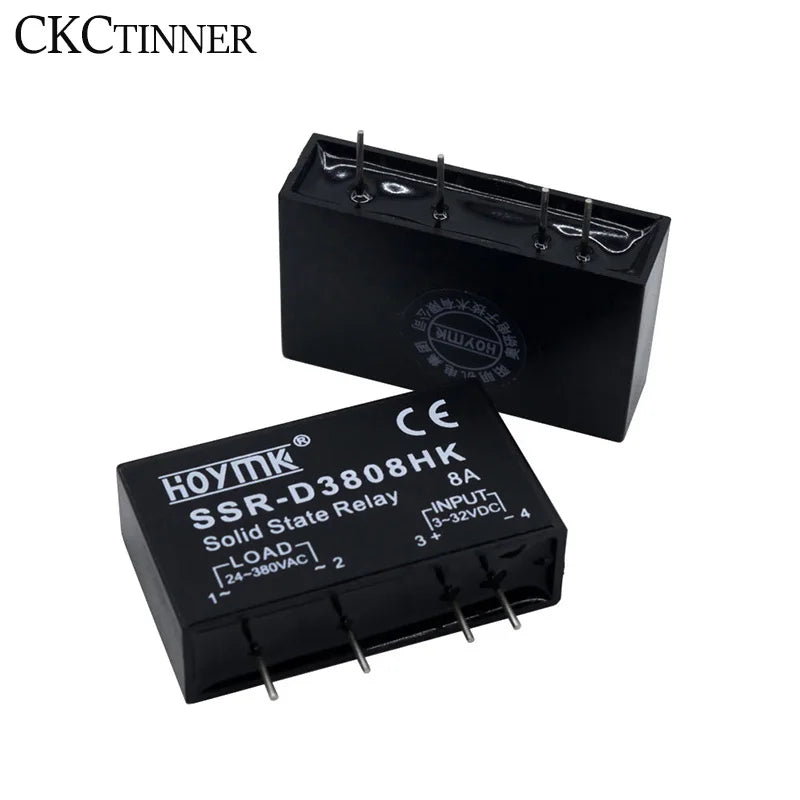 PCB Solid State Relay DC-AC SSR-D3803HK D3805HK D3808HK 3A 5A 8A Solid State Relay Axl