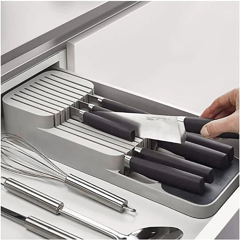 Multipurpose Silverware Drawer Organizer Tray | BPA-Free Drawer Organizer Tray Axl