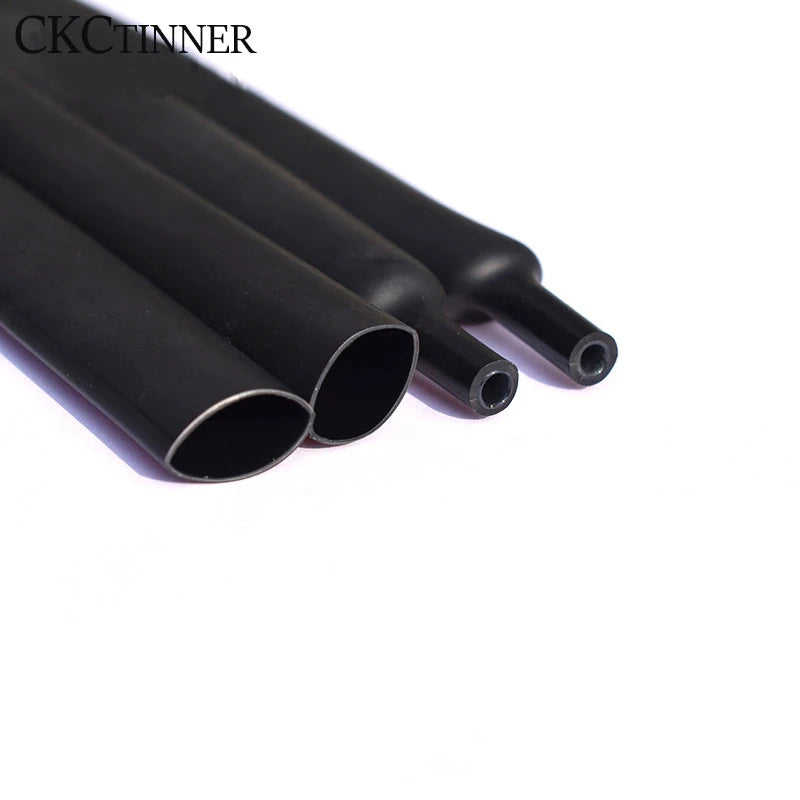 3:1 Dual-Wall Adhesive Heat Shrink Tubing 1.6mm–30mm Black Heat Shrink Tubing Axl
