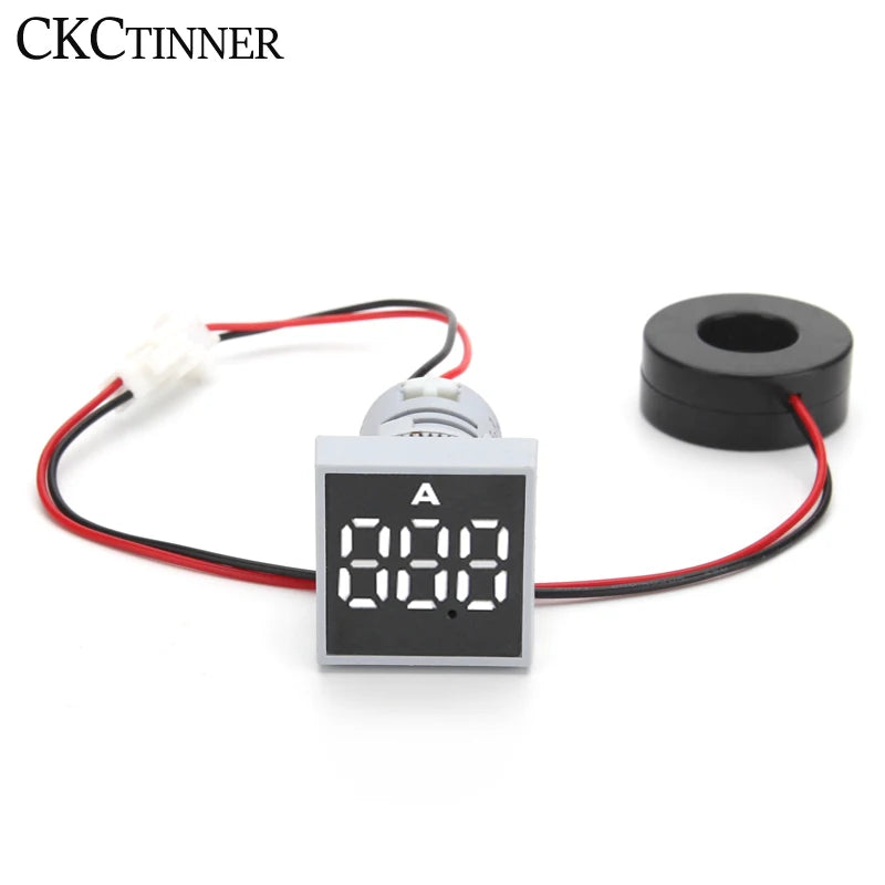 22mm Digital Ammeter 0-100A LED Panel Current Meter AC Digital Panel Ammeter Axl