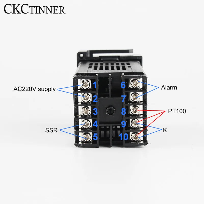 REX-C100 PID Temperature Controller Kit – 40A SSR & K Thermocouple PID Temperature Controller Axl