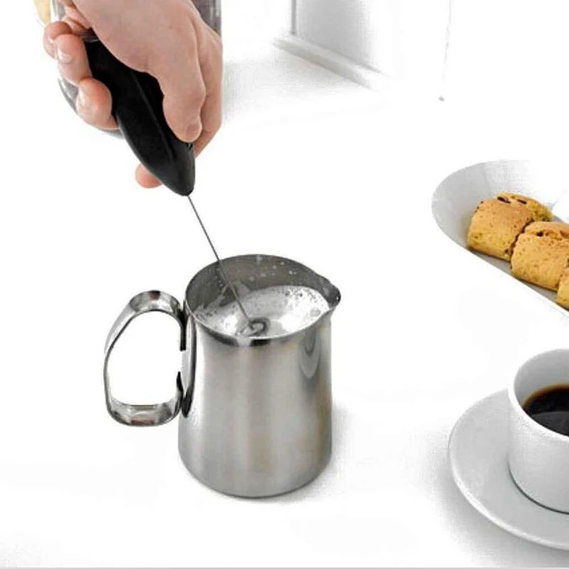 BALASHOV Handheld Milk Frother – Battery Operated Foam Mixer Handheld Milk Frother Axl