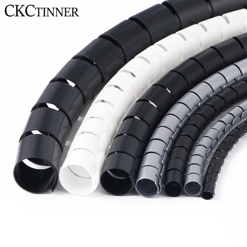 Spiral Wrap Cable Sleeving 8–32mm | Flame Retardant Wire Organizer Cable Management Sleeve Axl