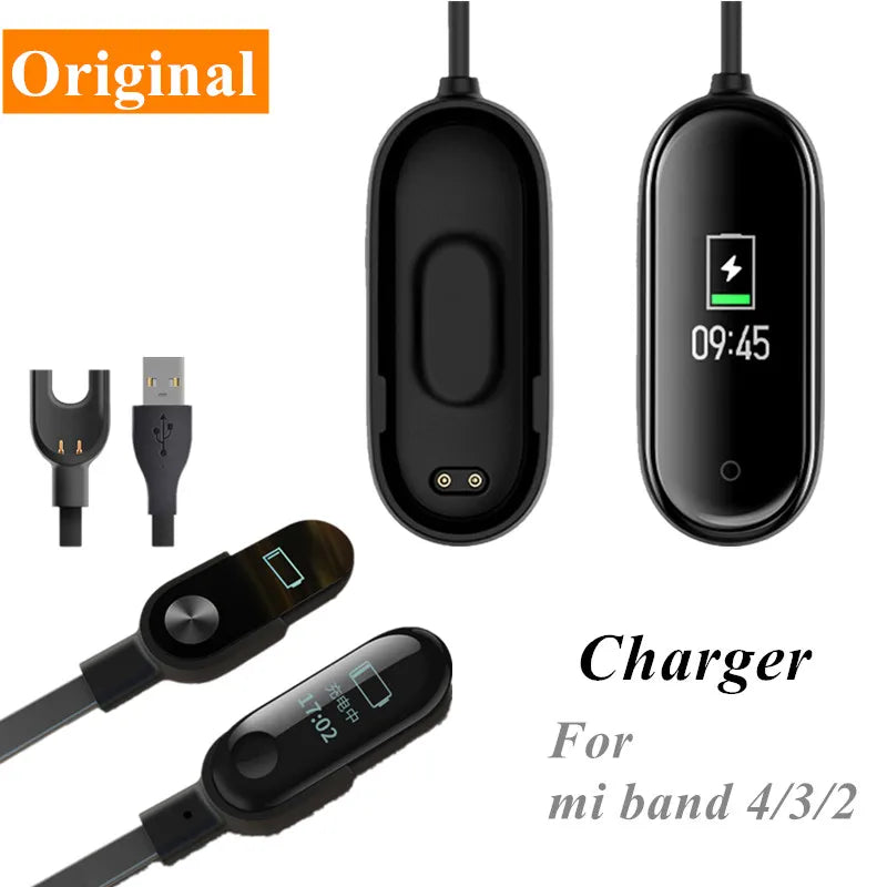 USB Charging Cable for Xiaomi Mi Band 2 3 4 – Replacement Cord Smartwatch Charging Cable Axl
