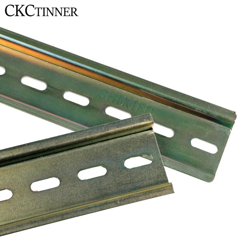 C45 DIN Rail 35mm x 7.5mm – Aluminum & Steel Guide Rail DIN Rail Axl