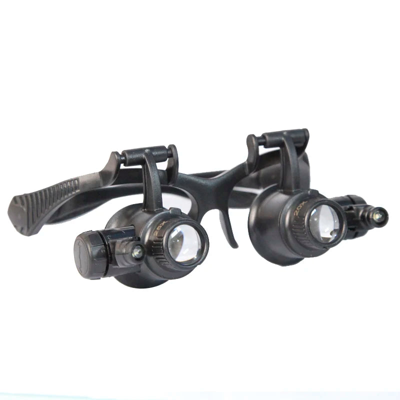 LED Head Magnifier Loupe – 8 Lenses for Jewelry & Watch Repair Head Magnifier Loupe Axl
