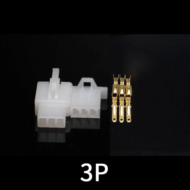2.8mm Automotive Electrical Connector Kit – 10 Sets, 2–9 Pin Automotive Connector Kit Axl 3P