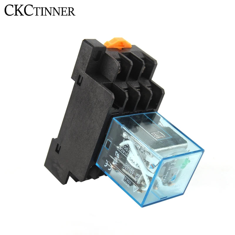HH63P LY3NJ 10A Electromagnetic Relay + PTF11A Socket Base Electromagnetic Relay Axl