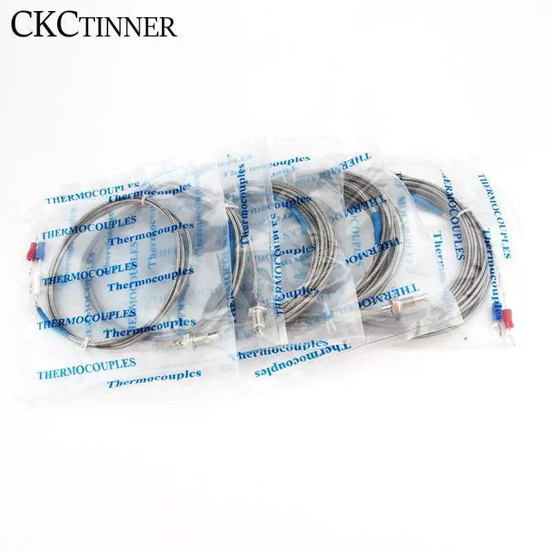Type K Thermocouple M6 Screw Probe Sensor 0–600°C | 1–5m Temperature Probe Sensor Axl