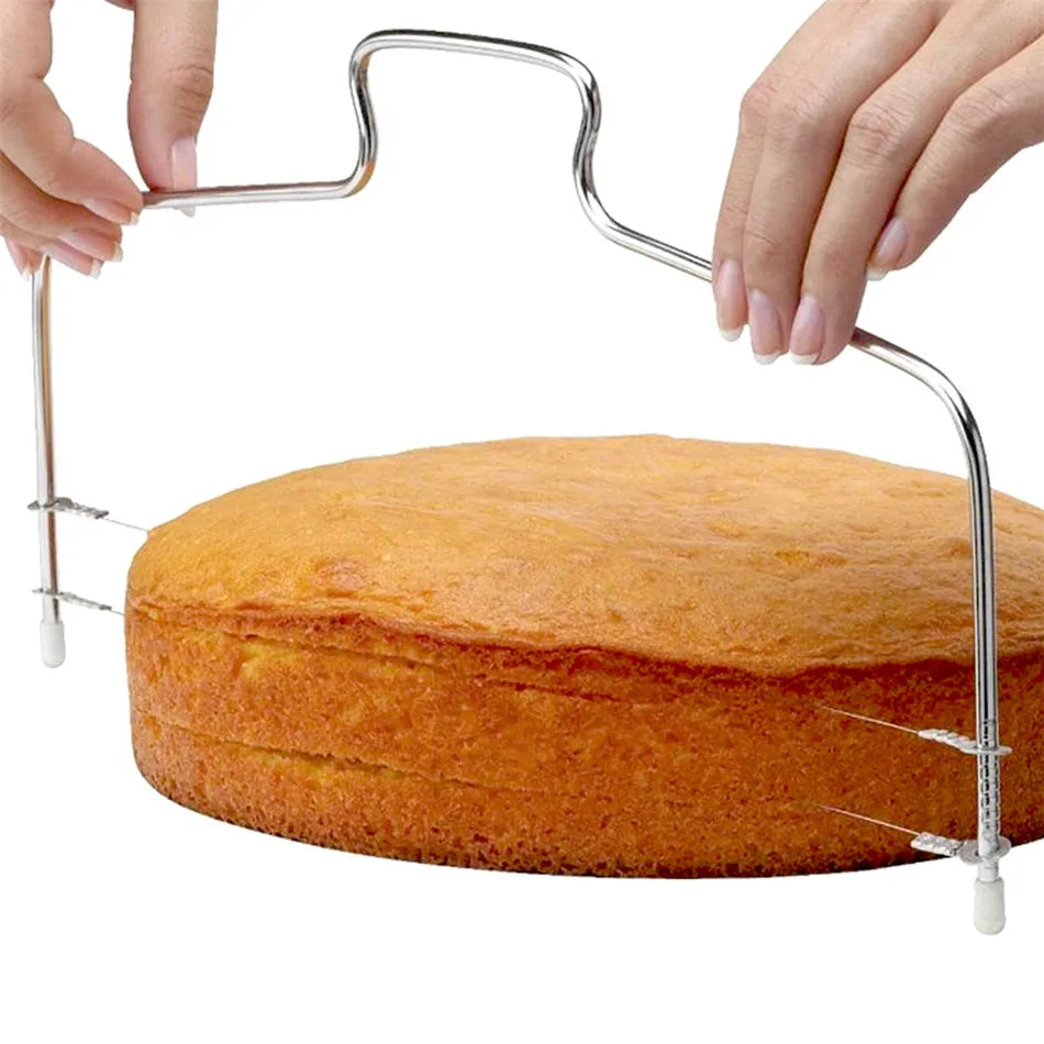 Adjustable Cake Layer Slicer – Stainless Steel Cutter Tool Cake Layer Slicer Axl