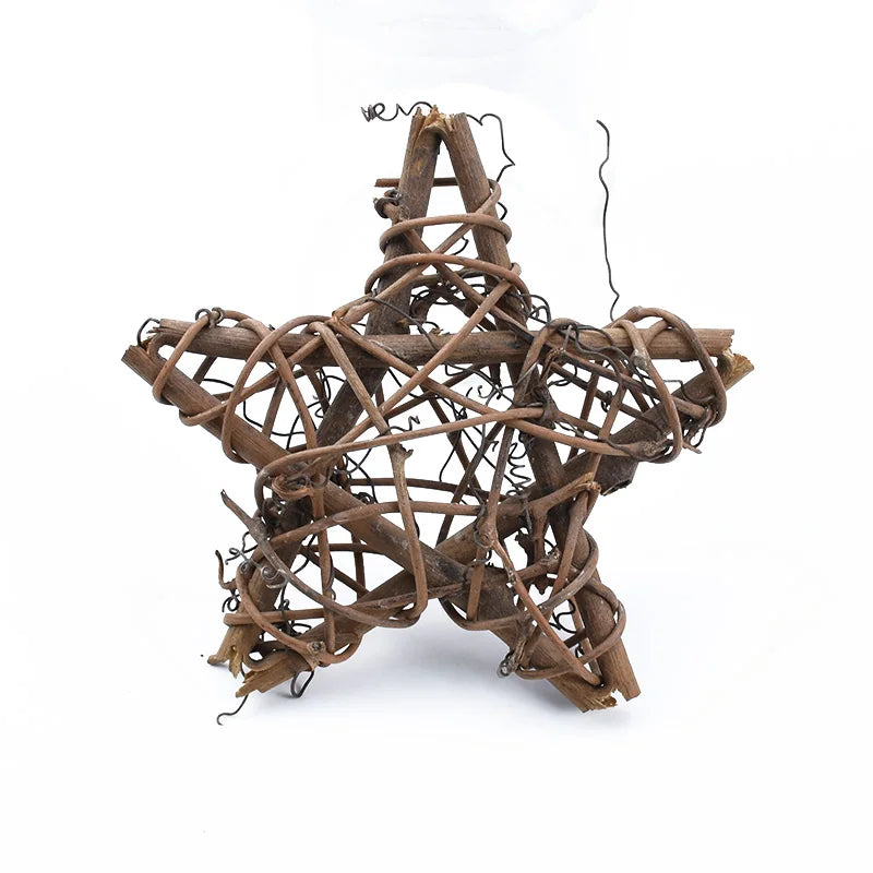 Rattan Pentagram Vine Decoration – 1 or 3 Pcs Hanging Decor Hanging Rattan Decor Axl 10cm 3pcs