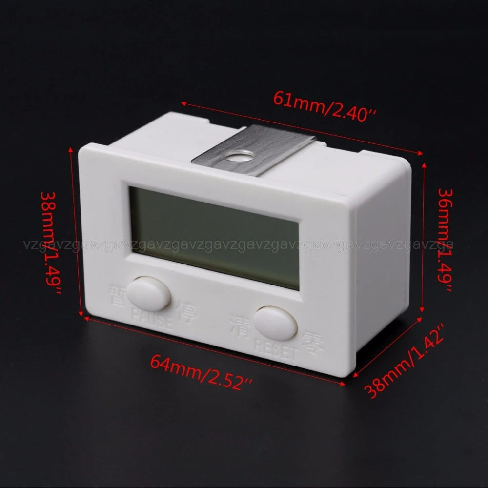 5-Digit Digital Electronic Counter – LCD, AA Battery Powered Digital Counter Axl