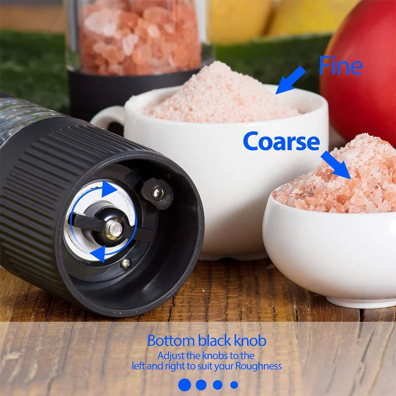 KEMORELA Electric Salt & Pepper Grinder – Adjustable Spice Mill Electric Spice Grinder Axl