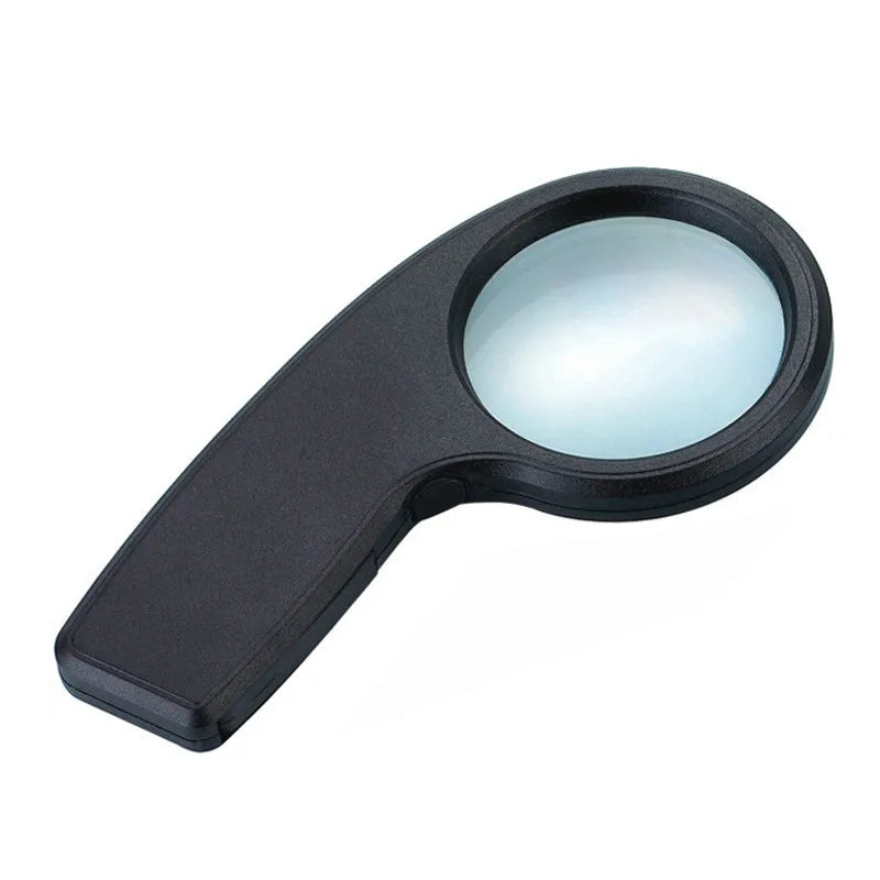 5x LED Illuminated Card Magnifying Glass – HD Ultra-Thin Loupe LED Magnifying Glass Axl 50mm 5X