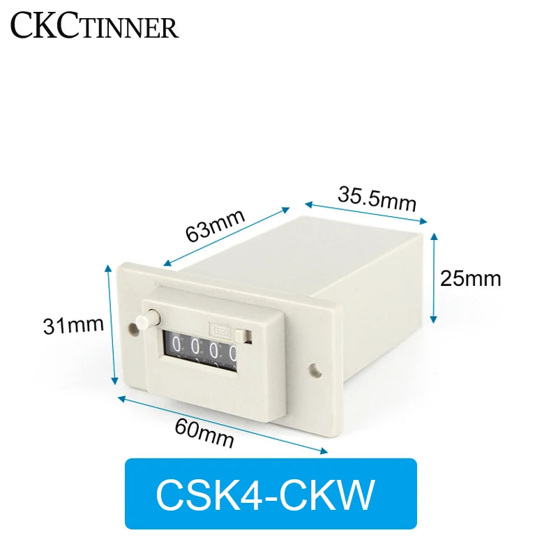 CSK Electromagnetic Pulse Counter 4/5/6 Digit Lockable | CE Electromagnetic Counter Axl
