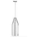 BALASHOV Handheld Milk Frother – Battery Operated Foam Mixer Handheld Milk Frother Axl Silver