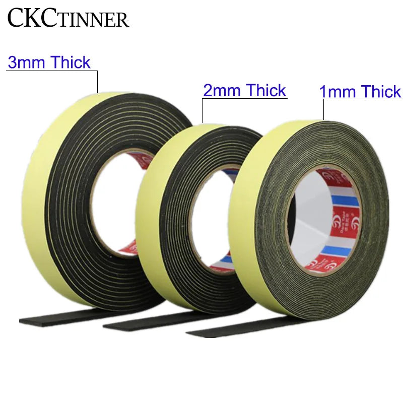 EVA Foam Sponge Tape 1–3mm | Waterproof Adhesive, Multi-Width Foam Adhesive Tape Axl