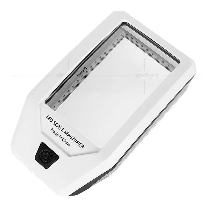 LED Magnifying Glass with Scale & Currency Detector – 3x Loupe LED Magnifying Glass Axl 3X