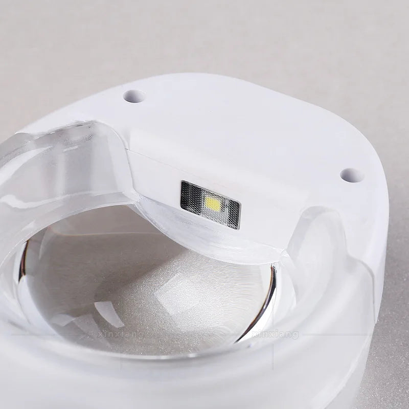 10X LED Handheld Magnifying Glass – USB Rechargeable Loupe LED Reading Magnifier Axl