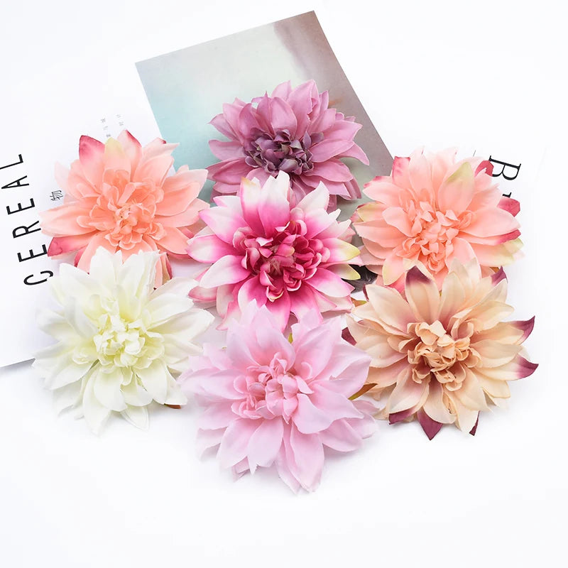 Silk Gerbera Artificial Flowers 5/10 Pcs – Wedding & Home Decor Artificial Flowers Axl