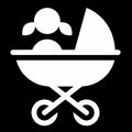 Baby Carriage Vinyl Decal – Car Window & Wall Sticker Vinyl Decal Sticker Axl Blue