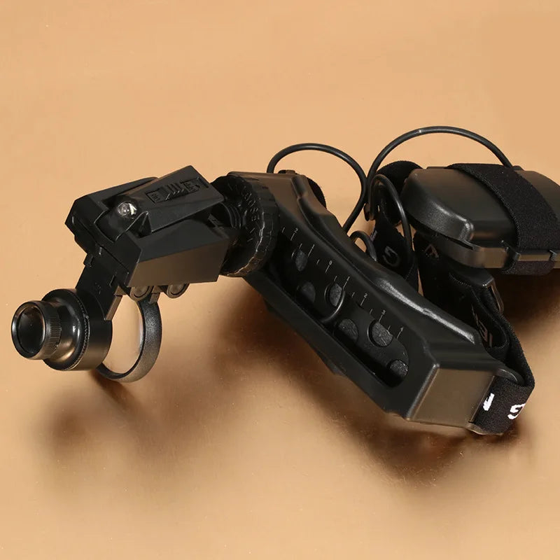 LED Head Magnifier Glasses 5x–20x – Wearable Loupe with Light Head Magnifier Loupe Axl