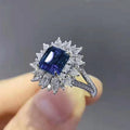 Huitan Green CZ Bridal Ring – Wedding Statement Jewelry CZ Statement Ring Axl F1531 6