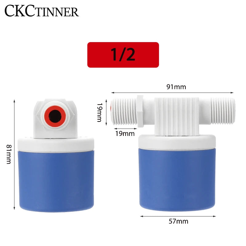 Automatic Float Ball Valve 1/2" 3/4" 1" Water Level Control Float Ball Valve Axl