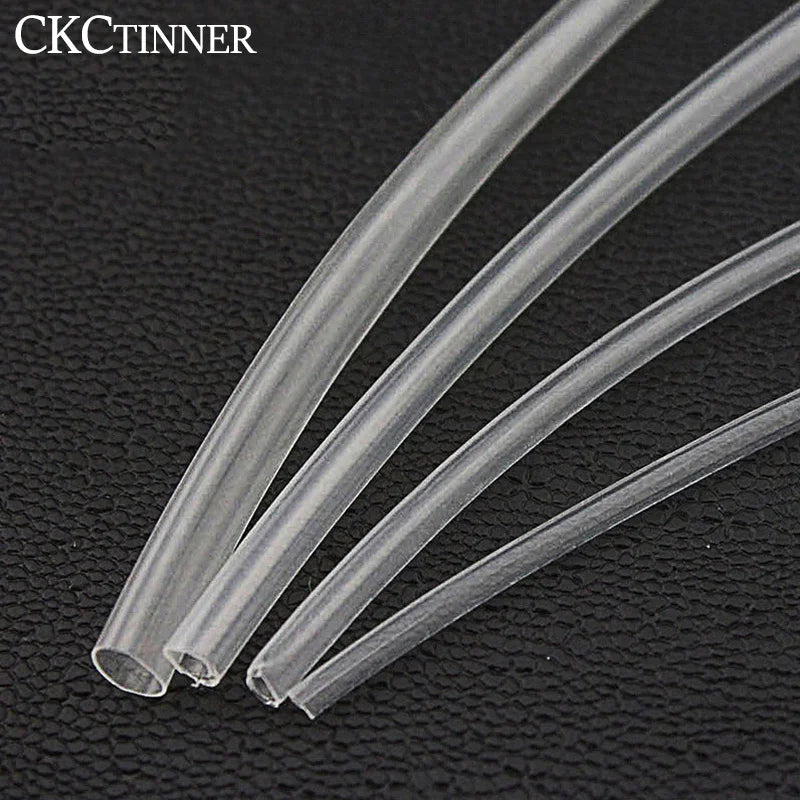 5M Transparent Heat Shrink Tubing 1–10mm | 2:1 Polyolefin Heat Shrink Tubing Axl