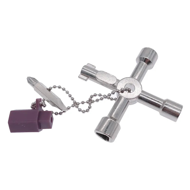 5-in-1 Triangle Wrench Cross Key – Universal Cabinet Tool Multi-Function Key Tool Axl