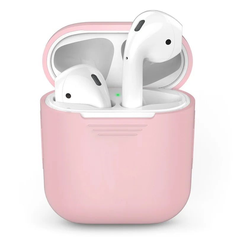 Silicone AirPods Pro 1 2 3 Case Cover with Hook – 20 Colors