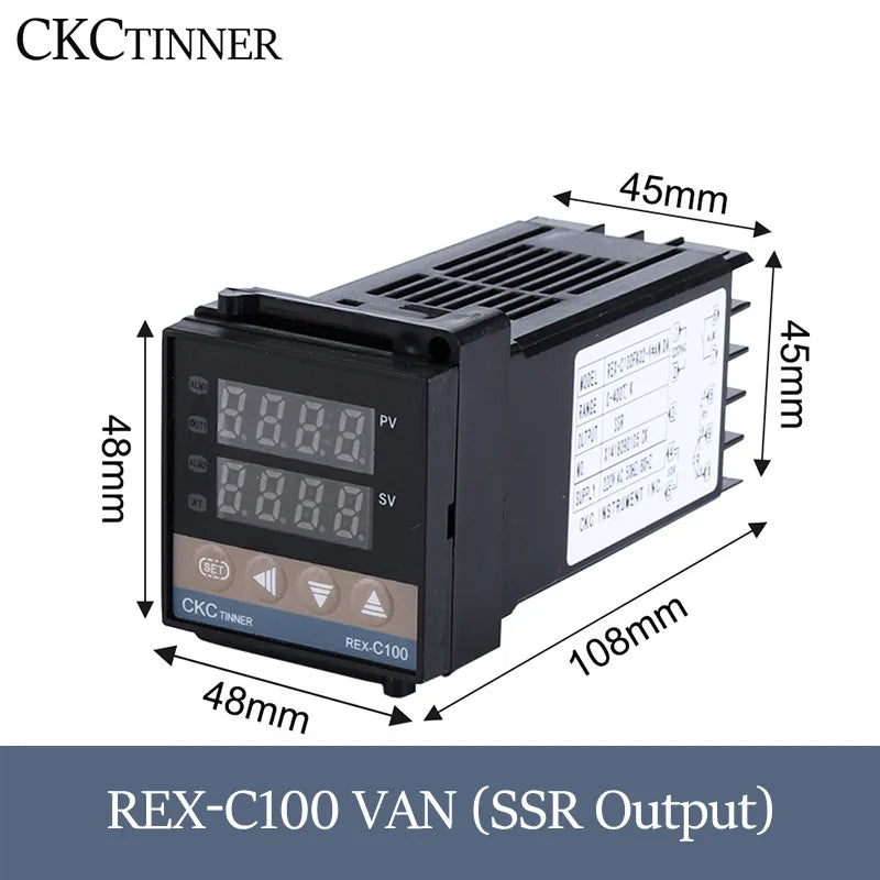 PID Digital Temperature Controller 220V REX-C Series | Thermostat PID Temperature Controller Axl REX-C100VAN