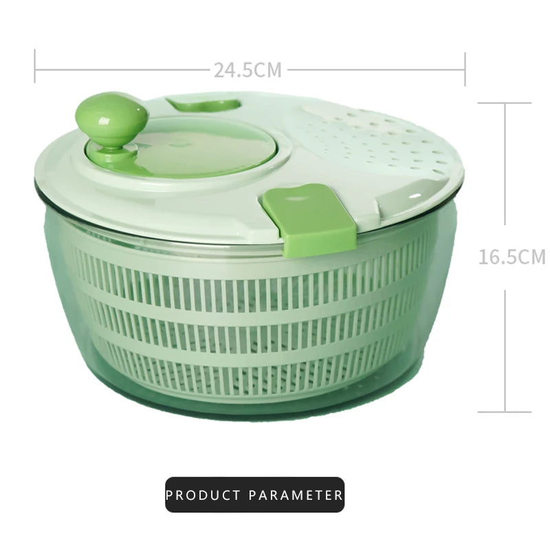 KEMORELA Salad Spinner – Vegetable Washer & Drainer Basket Salad Spinner Axl