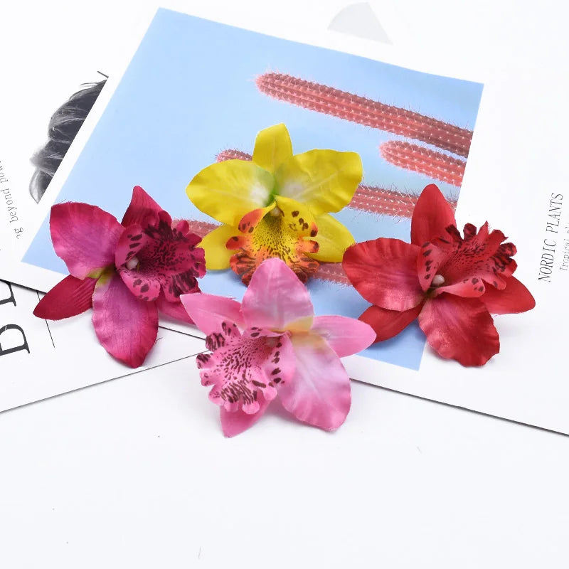 Silk Butterfly Orchid Artificial Flowers – Wedding & Home Decor Artificial Silk Flowers Axl