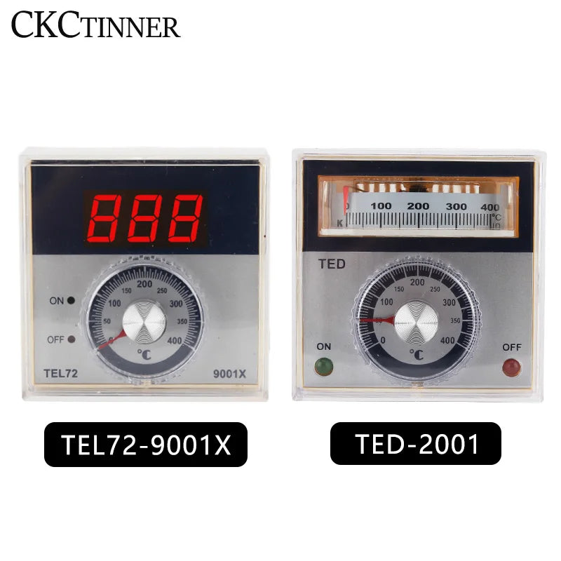 Digital Pointer Temperature Controller K/E Type 220VAC 72×72mm Temperature Controller Axl