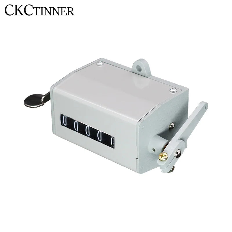 5-Digit Mechanical Totalizing Pull Counter – Resettable 0-99999 Mechanical Counter Axl
