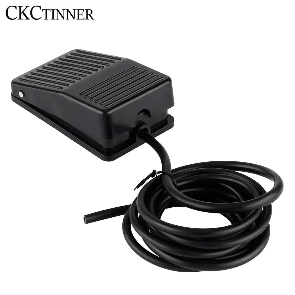 SPDT Momentary Foot Pedal Switch 1NO 1NC AC250V 10A | TFS-1 Foot Pedal Switch Axl BLACK 2M