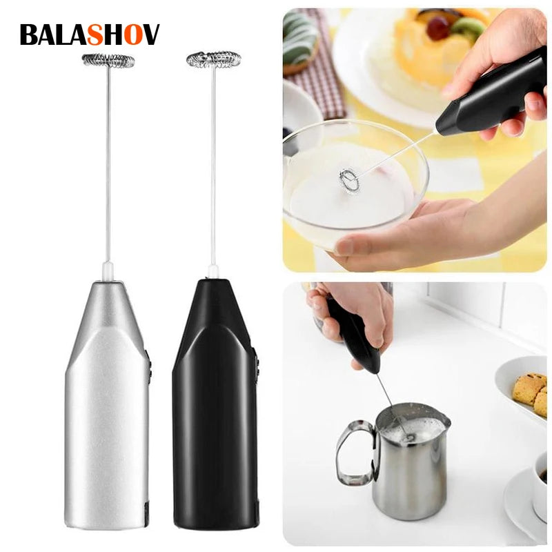 BALASHOV Handheld Milk Frother – Battery Powered Whisk & Frother Handheld Milk Frother Axl