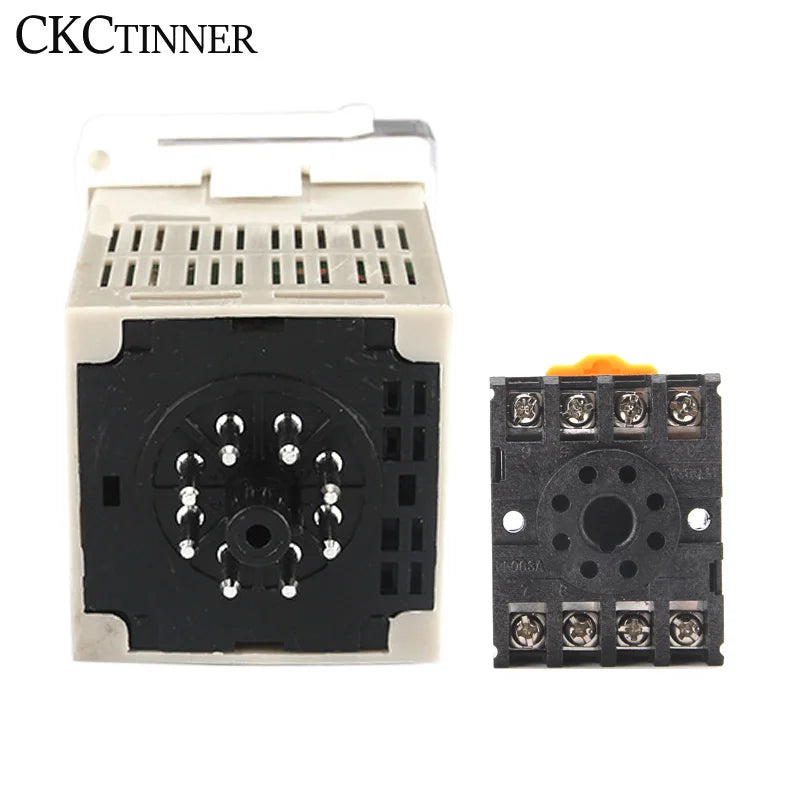 DH48S-S Programmable Timer Relay Switch 12V–380V | 0.1S–99H Timer Relay Switch Axl