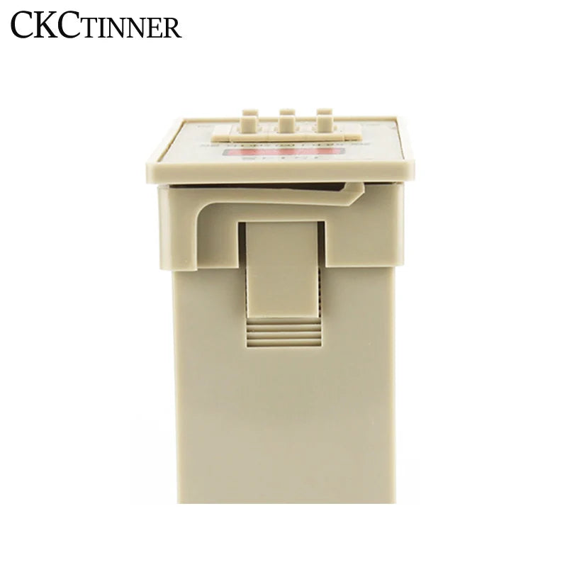 JS14S Digital Time Relay AC 220V 380V DPDT Delay Timer + Socket Time Relay Timer Axl