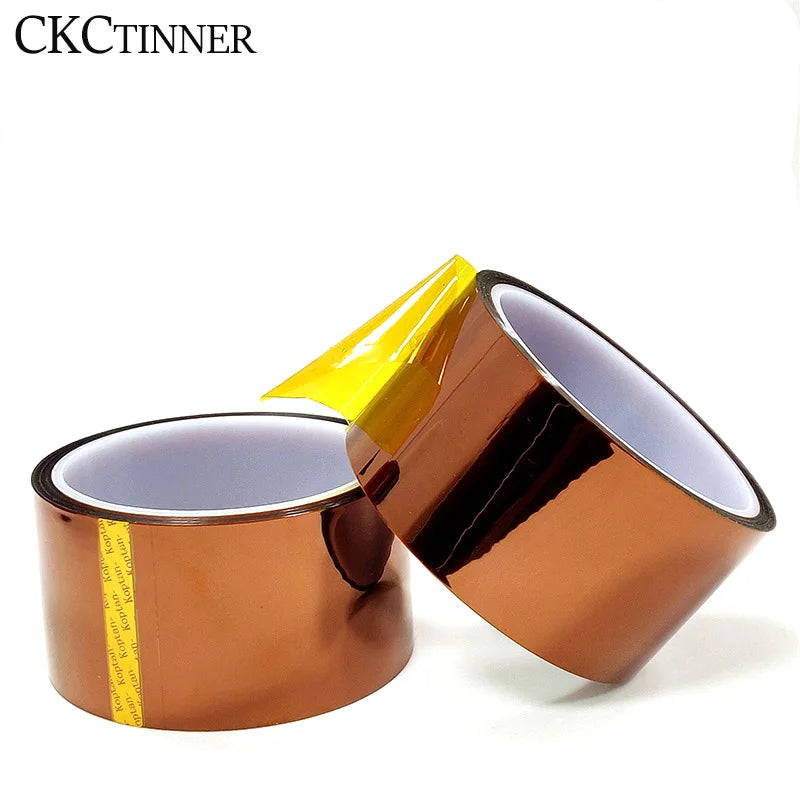 Kapton Polyimide Tape High Temp Resistant 30M | Multi-Width Polyimide Insulation Tape Axl
